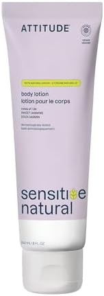 ATTITUDE Face & Body Lotion for Sensitive Skin, Sweet Jasmine, 8 Fl Oz by ATTITUDE