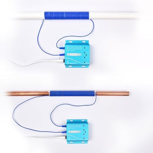 Electronic Water Descaler System, Whole House Water Softener Alternative, No Salt, Limescale Prevention (Blue) - Image 5