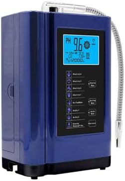 Alkaline Water Ionizer Machine, Multi-Level pH Water Filter System, 3.5 L/min Flow Rate, Easy Installation, Auto Cleaning Function, 3 Types Water Output, Countertop or Wall Mount Purple by OUOQNUE
