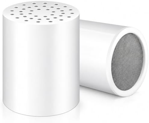 2-Pack 20-Stage Shower Filter Replacement Cartridges for Hard Water by ZGMEH