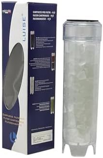 Luise 10"X2.5" Polyphosphate Hard Water Filter Cartridge, Scale Remover from Water Heater and Steamed Iron and,Salt-Free Water Softener for Shower, Sink and Whole House (L514.1000) by LUISE