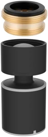 Hibbent cUPC Certified 2-function 360° Swivel Sink Aerator, Matte Black by Hibbent