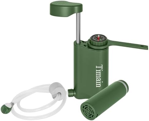 Membrance Replacement (2 Pack) for Timain Outdoor Portable Water Filter Pump,Water Filtration Systems,Perfect for Travel,Camping, Hiking,Fishing,Hunting,Emergency Preparedness (9000, Liters) - Image 3
