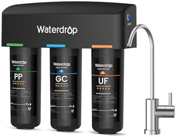 Waterdrop TSB-UF 0.01 μm Ultra Filtration Under Sink Water Filter System by Waterdrop