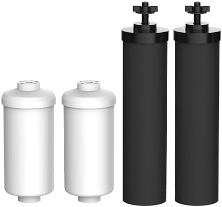 Filterlogic Gravity Water Filter, Replacement for Berkey® BB9-2® & PF-2® by Filterlogic