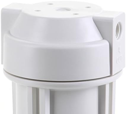 Hydronix HF4-10WHWH38 Water Filter Housing 10" RO, Whole House, Hydroponics - 3/8" Ports, Double O-Ring, White - Image 2
