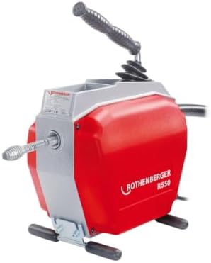 Rothenberger R550 Pipe Cleaning Machine, 230 V/50 Hz + Spiral/Tool Set 16 mm 079890X - Image 2