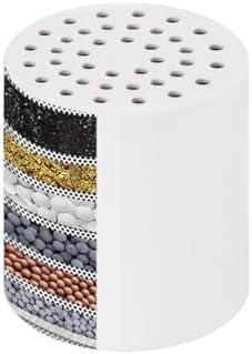 NearMoon 15 - Stage Replacement Cartridge Universal High Output Shower Filter with VC, Reduce Hard Water, Heavy Metal Impurity, Improve Skin & Hair, Fit Any Similar Filter (1 pack) by NearMoon