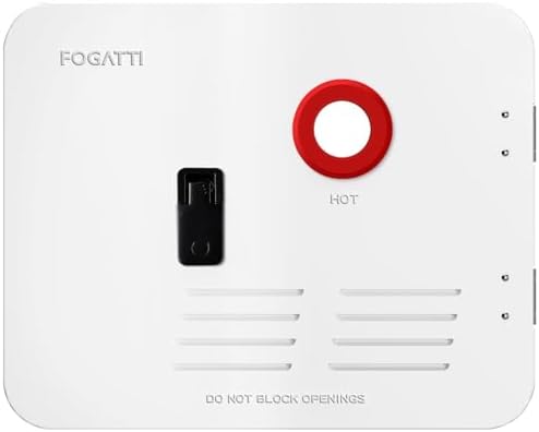 FOGATTI 15" x 18" InstaShower 8 Plus RV Tankless Water Heater Door, White by FOGATTI