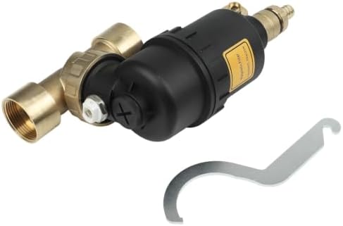 Heating System Magnetic Water Filter With On/Off Drain Valve, DN20 DN25 DN32 Threaded Inlet, Removes Sediment And Scale From Boiler, Brass And Plastic Construction For HVAC Protection(DN32) - Image 7