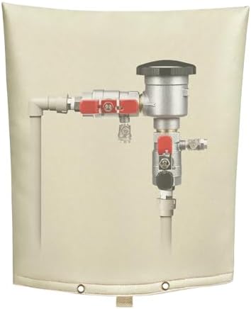 Backflow Preventer Cover 16" Wx20 H -5°F Freeze Protection, 5-Layer Insulated Waterproof Sprinkler Valve Pouch, UV Resistant Winter Cover for Irrigation System by Unknown