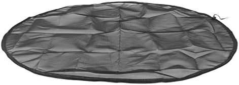 Jeanoko Rain Drum Net Cover Practical Drawstring Water Collection Buckets Protector for Yard Garden, Polyester Mesh Cover, 37.4 Inches Diameter - Image 4