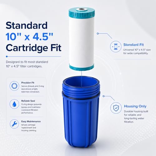 H&G Lifestyles Water Filter Housing 10 Inch, Water Filter Canister 10 x 4.5 - Image 6