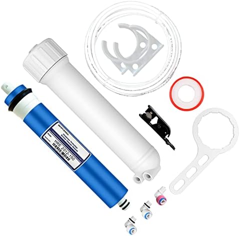 150 GPD RO Membrane with Reverse Osmosis Membrane Housing Set, Reverse Osmosis Filter Replacement Kit, RO Membrane Housing Set for DIY RO Water System & Maple Syrup Reverse Osmosis System by MOPUEHEL