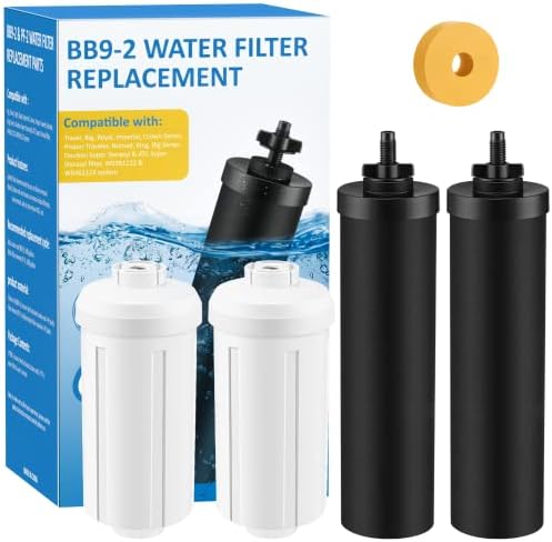 Water Filter Replacement Compatible with Berkey, BB9-2 Filters by LUFFYLIVE