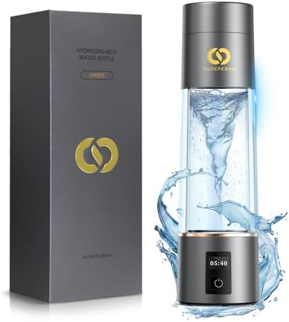 PUREPEBRIX Hydrogen Water Bottle Generator | IHSA Certified 7560 PPB by PUREPEBRIX