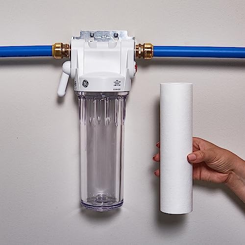 GE FXUSC Whole House Water Filter | Replacement for Water Filtration System | NSF Certified: Reduces Sediment, Rust & Other Impurities from Water | Replace Every 3 Months for Best Results | 2 Filters - Image 3