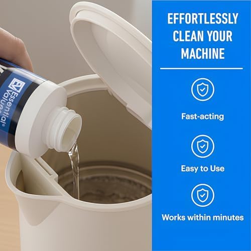 Essential Values Universal Descaler - Espresso Descaling Solution - Coffee Machine Cleaner - Critic Acid Tea Kettle, Urn, Water Distiller Cleaner - Image 3