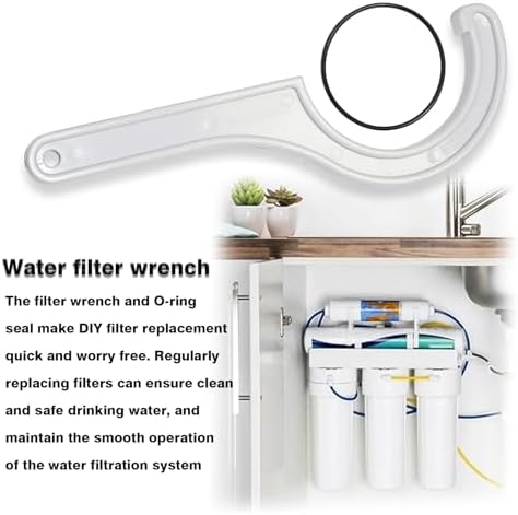 QPQ Water Filter Wrench Set for APEC, with O-Rings, 2 Wrenches + 6 Rings - Image 3