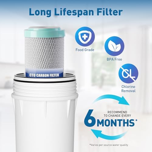 PureDrop PDR-FC15 Carbon Block Water Filter Replacement Cartridge, 2.5"x10", 5 Micron for Universal Reverse Osmosis System - Image 4