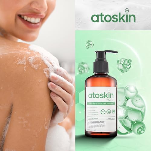 Atoskin Shower Gel (2 Pack) - for Eczema, Psoriasis, Dermatitis, and Anti-Itch Relief - Maximum Strength for Both Kids and Adults (13.6 oz) - Image 6