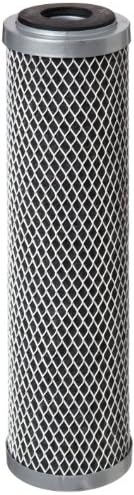 Pentair Pentek FloPlus-10 Carbon Block Water Filter, 10-Inch Under Sink Molded Cartridge, NSF 53 Cyst Reduction, 9.75" x 2.88", 0.5 Micron, Low Pressure Drop by PENTAIRPENTEK