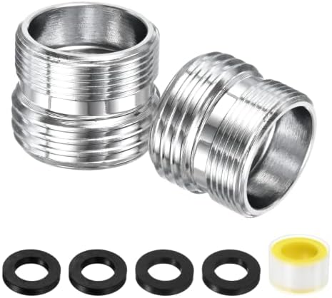 M METERXITY 2-Pack Faucet Adapter, M20 Male to G1/2 Male, for Kitchen by MMETERXITY