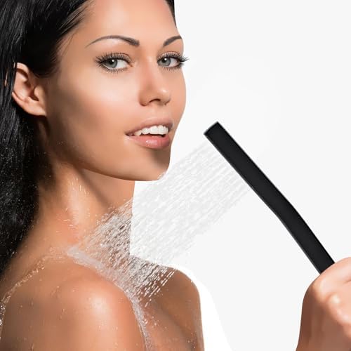 Handheld Shower Head，High Pressure Black Shower Head,Water Saving Detachable Shower Wand with Solid Brass Body and 5 ft Flexible Hose, Easy to Clean and Durable - Image 2