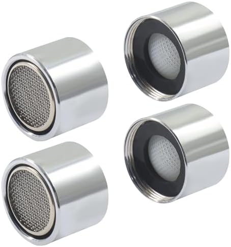 4 Pcs Faucet Aerator, 55/64" Female Thread, Brass Shell by Kyuionty