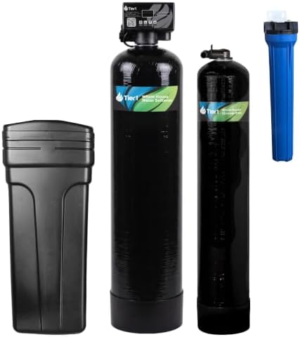 Tier1 48,000 Grain Water Softener & 450,000 Gallon Chlorine Filter System by Tier1