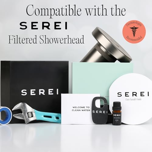 Serei Shower Head Water Filter Replacement - for The Serei Filtered Showerhead - High Pressure Genuine Replacement Filter for Smooth Hair & Skin - Eucalyptus Aromatherapy Included - Image 3