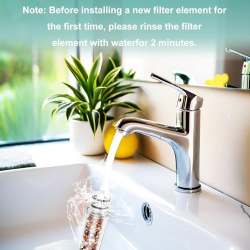 Shower Filter Cartridge Replacement Compatible with SR SUN RISE Handheld Shower Head, Multi-Stage Filtration Water Filter for Hard Water, Chlorine & Impurity Removal for Skin & Hair Care (4 Pack) - Image 5