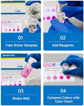 LOHAND Free Chlorine Test Kit, 50 Tests,0.1-2 ppm Measurement Range - Image 5