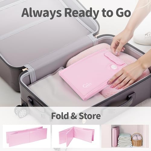 Baby Bathtub for 6M-3Y Toddler, Baby Shower Gifts & Registry Search for Boys Girls, Collapsible & Portable Bathtub for Beach Vacation Travel, Bath Essentials for Toddler, Newborn, Kids - Image 5