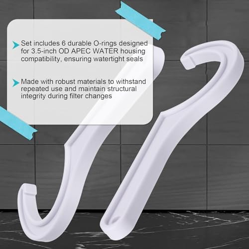 2 Pack Water Filter Housing Wrench Set with 6 O-Rings - Image 5