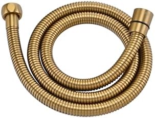 39 Inches 304 Stainless Steel Shower Hose Extra Long Gold by JASYA