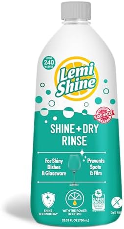 Lemi Shine Shine and Dry Natural Dishwasher Rinse Aid - 25.35 fl oz by LemiShine