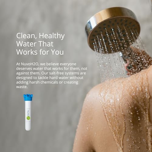 NuvoH2O Citrus-Based, Salt-Free Water Filter System + Water Softener – Healthy & Pure Water, Retains Healthy Minerals – Removes Hard Water Build Up (Home System) - Image 5