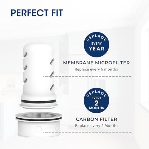 MARRIOTTO Pitcher Filters Compatible with LifeStraw, Carbon+Ion 1+2 - Image 4