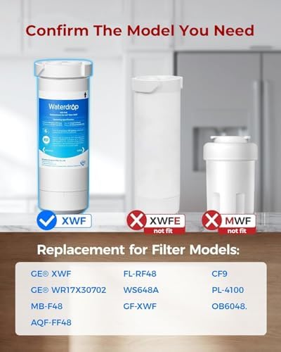 Waterdrop XWF Water Filter Replacement for GE® WR17X30702, 3 Pack, No chip - Image 2