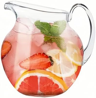 Lily's Home 100 oz Shatterproof Plastic Pitcher, the Large Capacity Makes it Excellent for Parties, Both Indoor and Outdoor, Clear by LilysHome