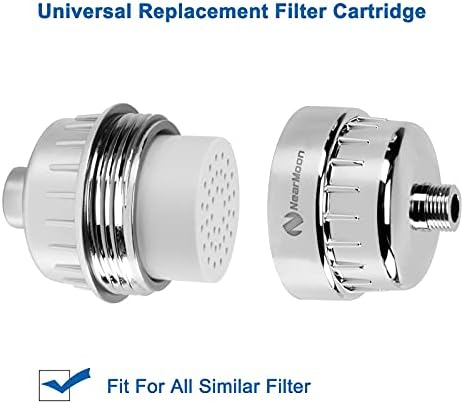 NearMoon 15 - Stage Replacement Cartridge Universal High Output Shower Filter with VC, Reduce Hard Water, Heavy Metal Impurity, Improve Skin & Hair, Fit Any Similar Filter (4 pack) - Image 6