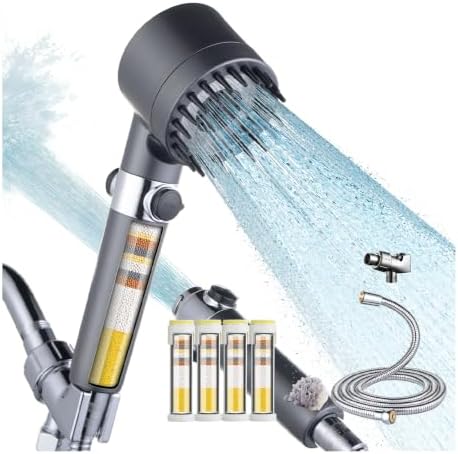 CWPW Filtered Shower Head with Handheld,High Pressure shower heads Filter by CWPW