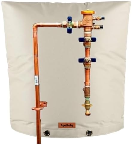 Backflow Preventer Insulation Cover,Pipe Covers for Outside by Aprllolg