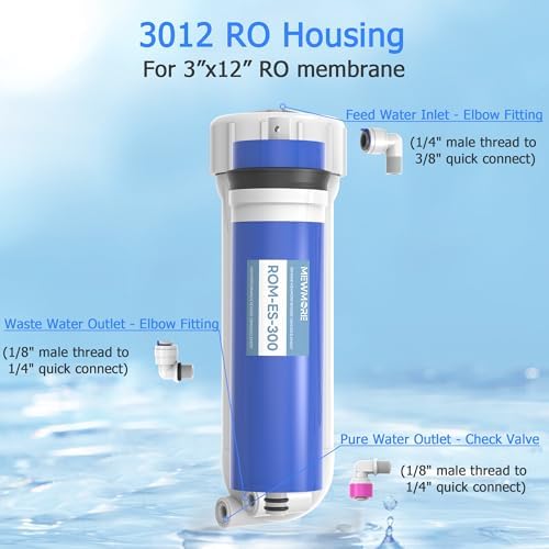 300 GPD RO Membrane Filter with Housing, Replacement Reverse Osmosis - Image 2