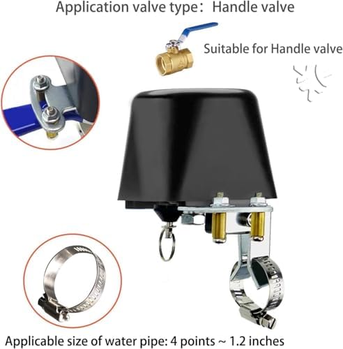 UseeLink Matter Water Valve, Smart Water Shut Off Valve, Automatic Valve Controller Timer,Compatible with Alexa,Apple Home, 1 Pack - Image 4