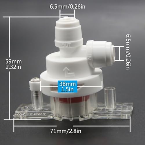 Leak Stop Valves Water Protective For Reverse Osmosis Under Sink Filter Systems Auto Shut Offs Device - Image 2