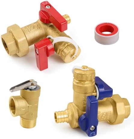 1-Set GUOFIS Tankless Water Heater Service Valve Kit,FIPx PEX(TOOL053-1) by GUOFIS