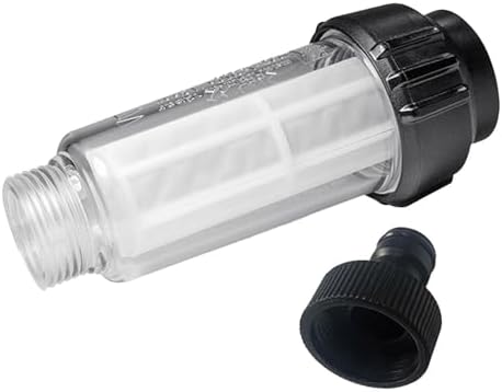 Transparent Washing Machine Filter – ABS 3/4 Inch Detachable Inlet Accessory, Effort-Saving Design For Filtering Sediment And Impurities | Perfect For Laundry Appliances, Home Use, And Replacement by Unknown