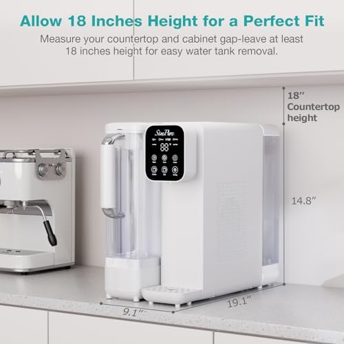 SimPure Y11C-A Cold Reverse Osmosis Water Filter Countertop, UV RO System - Image 4